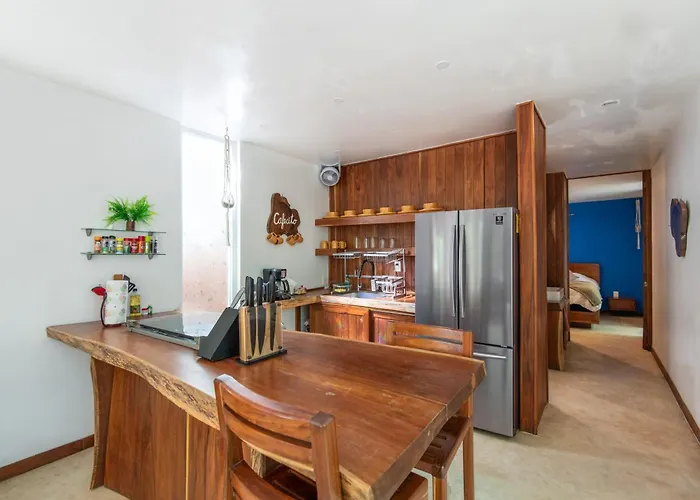 Apartament Private Jungle With Full Kitchen & Pool Access